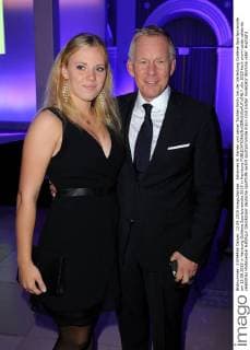 Johannes B. Kerner und seiner Tochter Emily bei der Verleihung Goldene Sportpyramide am 12.09.2015 in Hamburg Goldene Sportpyramdie 2015 in Hamburg 