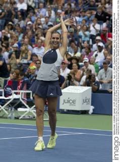 Sept. 12, 2015 - Flushing Meadows, New York, U.S - Flavia Pennetta wins her championship match on Day 13 of the 2015 US Open over Roberta Vinci at the USTA Billie Jean King National Tennis Center on Saturday September 12, 2015 in the Flushing neighborhood of the Queens borough of New York City. Pennetta won by a score of 7-6(7-4), 6-2. Pennetta vs. Vinci - ZUMAp124
