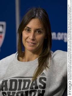 Sept. 12, 2015 - Flushing Meadows, New York, U.S - Flavia Pennetta during a press conference PK Pressekonferenz after winning her championship match on Day 13 of the 2015 US Open over Roberta Vinci at the USTA Billie Jean King National Tennis Center on Saturday September 12, 2015 in the Flushing neighborhood of the Queens borough of New York City. Pennetta won by a score of 7-6(7-4), 6-2. Pennetta vs. Vinci - ZUMAp124