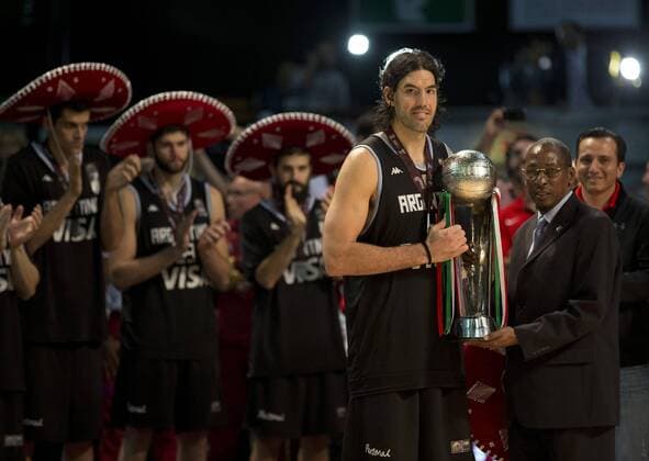 12 de septiembre 2015.Distrito Federal, Ciudad de Mexico. Basketball Länderspiel Nationalmannschaft Argentina y Venezuela Finale . Luis Scola..TERESA.CANINO@GFRMEDIA.COM. Latino News - July 19, 2016  - ZUMAd69_