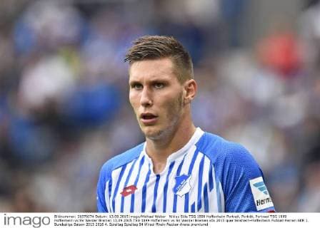 Niklas Süle TSG 1899 Hoffenheim Portrait, Porträt, Portraet TSG 1899 Hoffenheim vs SV Werder Bremen 13.09.2015 TSG 1899 Hoffenheim vs SV Werder Bremen