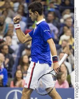 September 13, 2015: Novak Djokovic of Serbia in action during the men s singles final at the 2015 US Open, played at the Billie Jean King Tennis Center, Flushing Meadow NY. TENNIS: SEP 13 US Open Icon250150913025 EDITORIAL USE ONLY