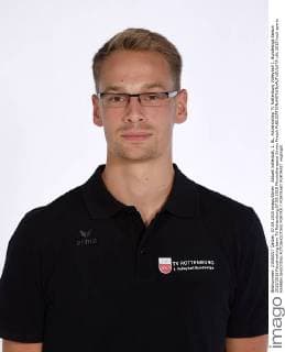 Aktuell Volleyball, 1. BL, Fotoshooting TV Rottenburg Volleyball 1. Bundesliga Saison 2015 2016 Fotoshooting beim TV Rottenburg 07.09.2015 Physiotherapeut Simon Presch 
