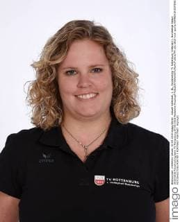 Aktuell Volleyball, 1. BL, Fotoshooting TV Rottenburg Volleyball 1. Bundesliga Saison 2015 2016 Fotoshooting beim TV Rottenburg 07.09.2015 Madeleine Rosskopf 