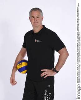Aktuell Volleyball, 1. BL, Fotoshooting TV Rottenburg Volleyball 1. Bundesliga Saison 2015 2016 Fotoshooting beim TV Rottenburg 07.09.2015 Co-Trainer Oliver Heiming 