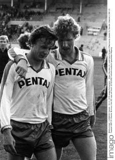 Klaus Wunder (li.) und Hans Jürgen Offermanns (beide SV Werder Bremen)