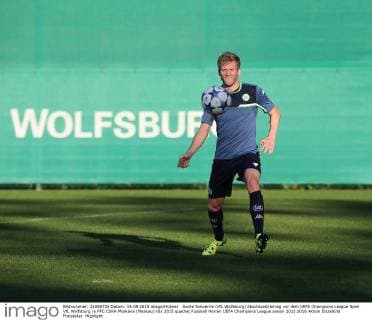 Andre Schuerrle (VfL Wolfsburg) Abschlusstraining vor dem UEFA Champions League Spiel VfL Wolfsburg vs PFC CSKA Moskava (Moskau)