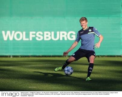 Andre Schuerrle (VfL Wolfsburg) Abschlusstraining vor dem UEFA Champions League Spiel VfL Wolfsburg vs PFC CSKA Moskava (Moskau)