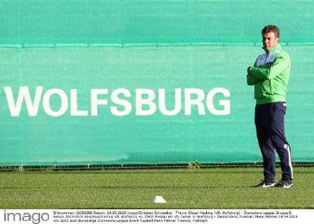 Trainer Dieter Hecking (VfL Wolfsburg) - Champions League Gruppe B Saison 2015-2016 Abschlusstraining VfL Wolfsburg vs. ZSKA Moskau am VfL Center in Wolfsburg - Deutschland, Fussball, Mann,Männer,14.09.2015