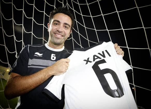 El jugador del Al Sadd, Xavi Hernandez. The Al Sadd player, Xavi Hernandez. xJOSExA.xGARCIAx 