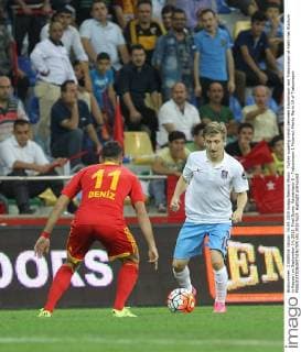 Turkey superlig match between Kayserispor and Trabzonspor at Kadir Has Stadium in Kayseri on September 14, 2015. Final Score: Kayserispor 0 - Trabzonspor 1 Pictured: Marko Marin 19 of Trabzonspor. 