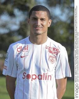 Aktuell Fußball, Porträttermin AS Nancy Lorraine Michael CHRETIEN FOOTBALL : Presentation - AS Nancy Lorraine - Photo Officielle - 15 09 2015 Moax 