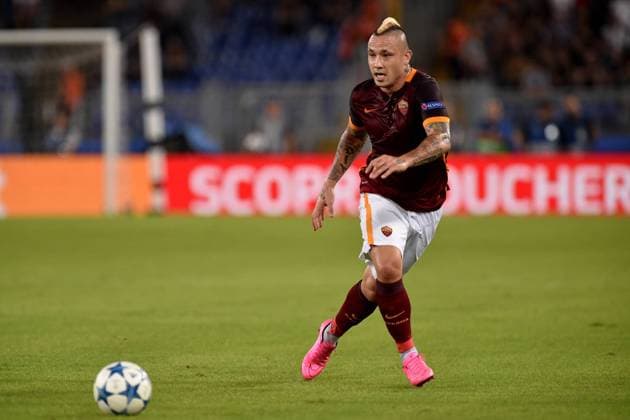 16.09.2015. Rome, Italy. Champions League. Roma versus Barcelona. Radja Nainggolan in action for AS Roma xGiuseppexMaffiax  ActionPlus11660849