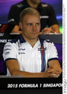 Singapore Grand Prix 17 - 20 September 2015 17.09.2015 - press conference PK Pressekonferenz Valtteri Bottas (FIN) Williams F1 Team FW37 