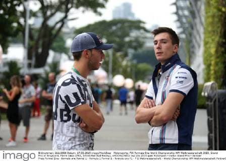 Motorsports: FIA Formula One World Championship WM Weltmeisterschaft 2015, Grand Prix of Singapore, Pierre Gasly (FRA, Infiniti Red Bull Racing), xHOCHxZWEIx