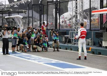Singapore Grand Prix 17 - 20 September 2015 18.09.2015 - Free Practice 1, Alexander Rossi (USA) Manor Marussia F1 Team 