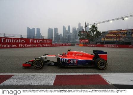 Singapore Grand Prix 17 - 20 September 2015 18.09.2015 - Free Practice 1, Alexander Rossi (USA) Manor Marussia F1 Team 