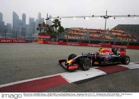 Singapore Grand Prix 17 - 20 September 2015 18.09.2015 - Free Practice 1, Daniil Kvyat (RUS) Red Bull Racing RB11 