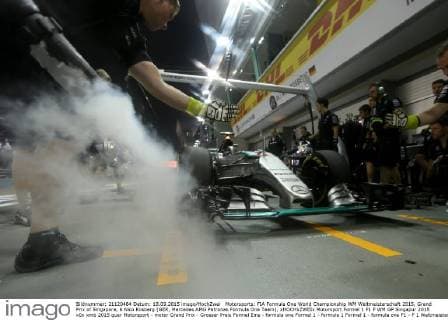 Motorsports: FIA Formula One World Championship WM Weltmeisterschaft 2015, Grand Prix of Singapore, 6 Nico Rosberg (GER, Mercedes AMG Petronas Formula One Team), xHOCHxZWEIx