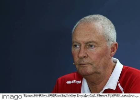 Singapore Grand Prix 17 - 20 September 2015 18.09.2015 - press conference PK Pressekonferenz Graeme Lowdon (GBR) President of Marussia Virgin Racing 