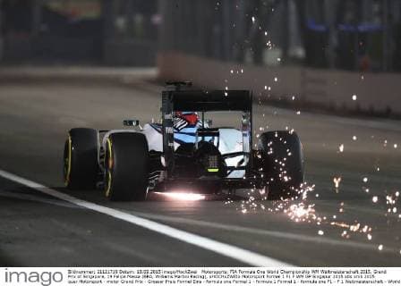 Motorsports: FIA Formula One World Championship WM Weltmeisterschaft 2015, Grand Prix of Singapore, 19 Felipe Massa (BRA, Williams Martini Racing), xHOCHxZWEIx