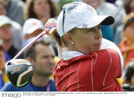 St. Leon - Rot , Golf Solheim Cup 2015 , Morgan Pressel ( USA )