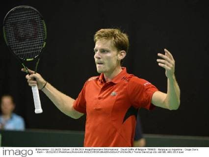 David Goffin of Belgium TENNIS : Belgique vs Argentine - Coupe Davis - Demi - 18 09 2015 PhotoNews Panoramic 