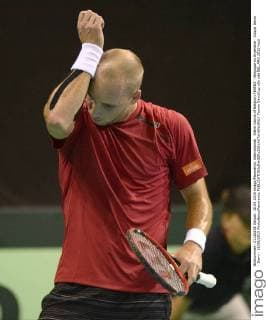 Steve Darcis of Belgium TENNIS : Belgique vs Argentine - Coupe Davis - Demi - 18 09 2015 PhotoNews Panoramic 