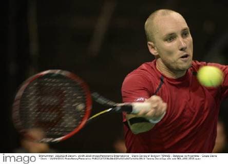 Steve Darcis of Belgium TENNIS : Belgique vs Argentine - Coupe Davis - Demi - 18 09 2015 PhotoNews Panoramic 