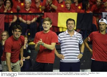 David Goffin TENNIS : Belgique vs Argentine - Coupe Davis - Demi - 18 09 2015 PhotoNews Panoramic 