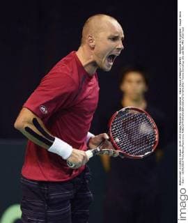 Steve Darcis of Belgium TENNIS : Belgique vs Argentine - Coupe Davis - Demi - 18 09 2015 PhotoNews Panoramic 