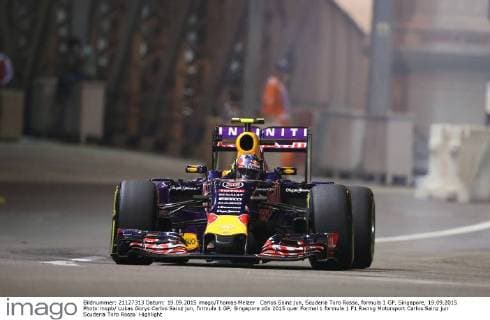 Carlos Sainz jun, Scuderia Toro Rosso, formula 1 GP, Singapore, 19.09.2015 Photo:mspb Lukas Gorys Carlos Sainz jun, formula 1 GP, Singapore