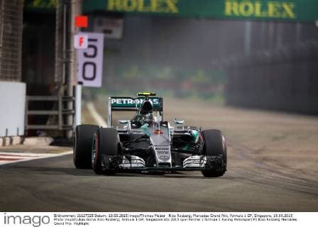 Nico Rosberg; Mercedes Grand Prix, formula 1 GP, Singapore, 19.09.2015 Photo:mspb Lukas Gorys Nico Rosberg; formula 1 GP, Singapore