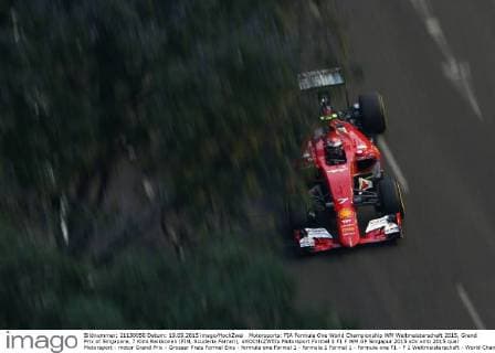 Motorsports: FIA Formula One World Championship WM Weltmeisterschaft 2015, Grand Prix of Singapore, 7 Kimi Raikkonen (FIN, Scuderia Ferrari), xHOCHxZWEIx