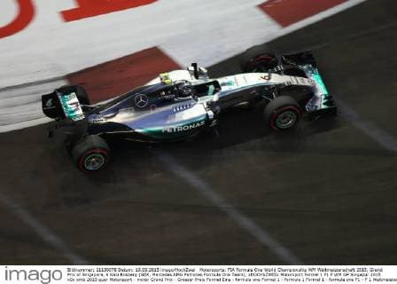 Motorsports: FIA Formula One World Championship WM Weltmeisterschaft 2015, Grand Prix of Singapore, 6 Nico Rosberg (GER, Mercedes AMG Petronas Formula One Team), xHOCHxZWEIx