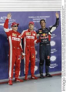 Kimi Räikkönen, Sebastian Vettel, Scuderia Ferrari, Daniel Ricciardo, Red Bull Racing, formula 1 GP, Singapore, 19.09.2015 Photo:mspb Thomas Melzer Kimi Räikkönen, Sebastian Vettel, Daniel Ricciardo, formula 1 GP, Singapore