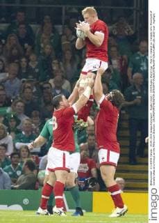 Rugby Union - 2015 Rugby World Cup - Pool D: Ireland vs. Canada John Moonlight of Canada takes at a lineout at the Millennium Stadium. COLORSPORT WINSTON BYNORTH 