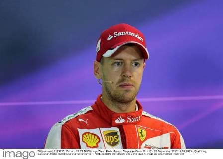 Singapore Grand Prix 17 - 20 September 2015 19.09.2015 - Qualifying, Sebastian Vettel (GER) Scuderia Ferrari SF15-T 