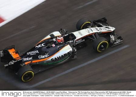 Motorsports: FIA Formula One World Championship WM Weltmeisterschaft 2015, Grand Prix of Singapore, 27 Nico Hulkenberg (GER, Sahara Force India F1 Team), xHOCHxZWEIx