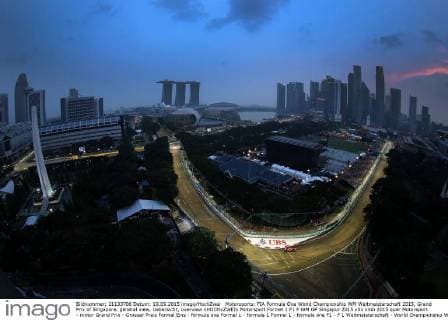 Motorsports: FIA Formula One World Championship WM Weltmeisterschaft 2015, Grand Prix of Singapore, general view, Uebersicht, overview xHOCHxZWEIx
