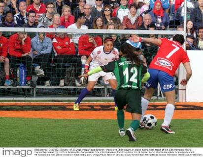 Mexico vs Chile players in action during final match of the 13th Homeless World Cup on September 19, 2015 in Amsterdam,Netherlands. The 13th Homeless World Cup from 12-19 September at the Museumplein in Amsterdam with 49 Nations and 500 players teams in total taking part. imago Paulo Amorim