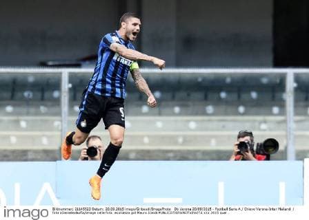 Db Verona 20 09 2015 - Football Serie A Chievo Verona-Inter Mailand foto xDanielexBuffa Image nella foto: esultanza gol Mauro Icardi 