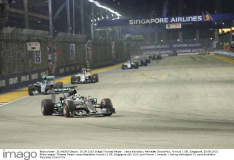 Lewis Hamilton; Mercedes Grand Prix, formula 1 GP, Singapore, 20.09.2015 Photo:mspb Thomas Melzer Lewis Hamilton; formula 1 GP, Singapore
