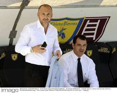 Db Verona 20 09 2015 - Football serie A Chievo Verona-Inter Mailand foto DanielexBuffa Image - Piero Ausilio-Dejan Stankovic 