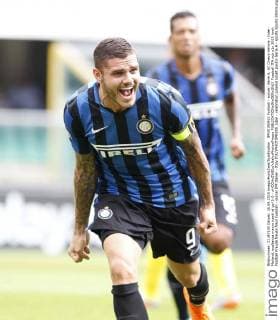 IPP20150920 Football - soccer: Serie A, AC Chievo Verona - Inter Mailand, esultanza mauro icardi al gol 1-0 - xHOCHxZWEIx xItalyxPhotoxPressx 