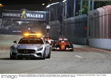 Singapore Grand Prix 17 - 20 September 2015 20.09.2015 - Race, The Safety car 