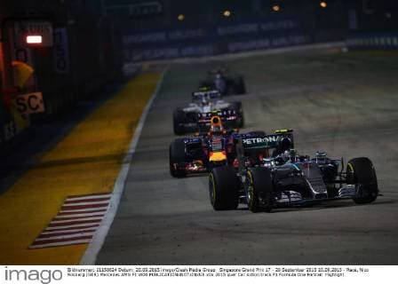 Singapore Grand Prix 17 - 20 September 2015 20.09.2015 - Race, Nico Rosberg (GER) Mercedes AMG F1 W06 