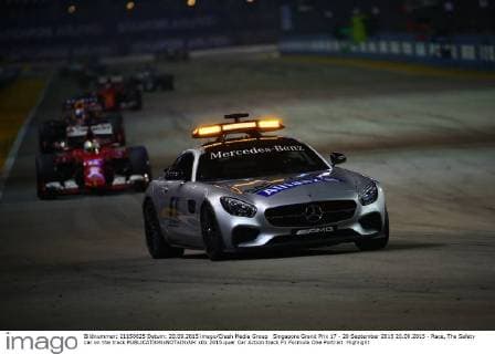 Singapore Grand Prix 17 - 20 September 2015 20.09.2015 - Race, The Safety car on the track 