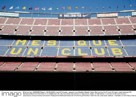 general view Stadium Estadio Camp Nou during the Primera Division match between FC Barcelona Barca and Levante UD on September 20, 2015 at Camp Nou stadium in Barcelona, Spain. FC Barcelona v Levante UD Primera Division 2015 2016 xVIxLaurensxLindhoutxIVx 4354749
