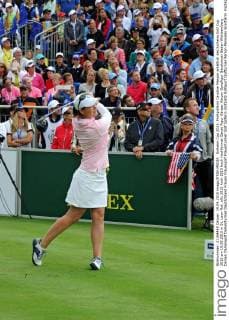 Solheim Cup 2015. Profigolferin Caroline Masson anläßlich des Solheim Golf Cup 2015 am 19.09.2015 in St. Leon-Rot.